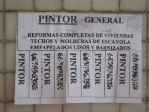 Los pintores en Alicante sufren la crisis