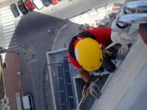Restauración de fachadas de edificios.